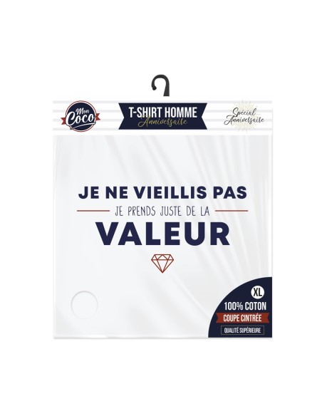 T Shirt Je Ne Vieillis Pas...Taille Xl