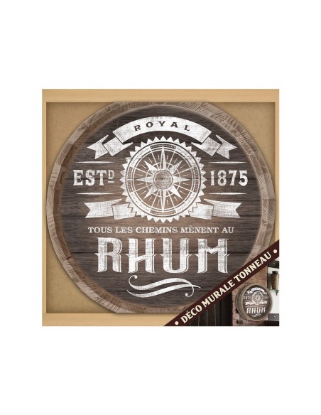 Deco Murale Tonneau Rhum