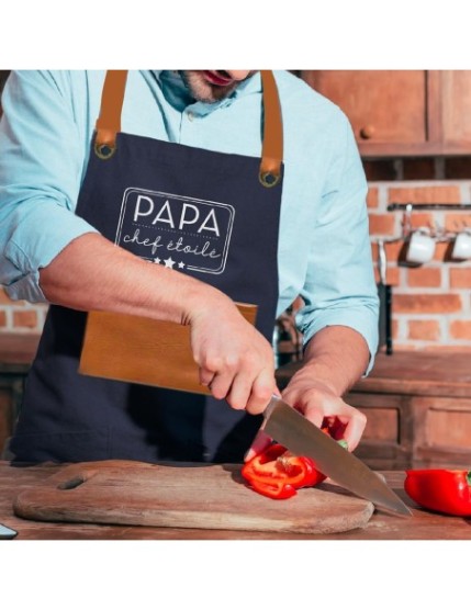 Papa cuisinier,chef,cadeau fête des pères,cuisine' Tablier