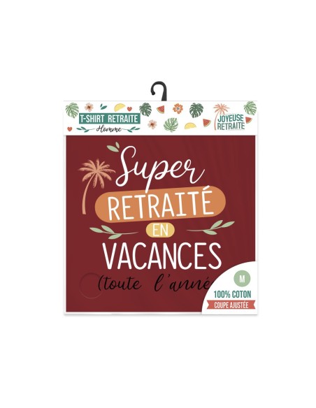 T Shirt Super Retraite Taille M