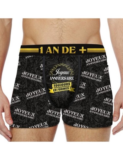 Boxer Festif Joyeux Anniv Taille M Faites La Fête Boxer