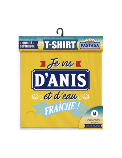 T Shirt Je Vis D Anis... Taille M Faites La Fête T shirt