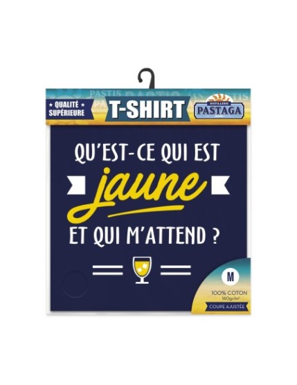 T Shirt ...Est Jaune Taille M Faites La Fête T shirt