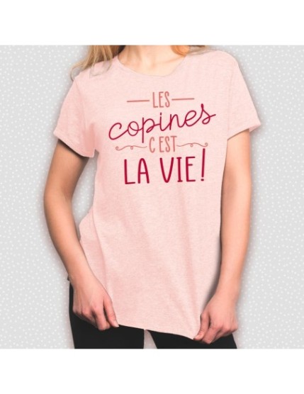 T Shirt Cocotte Les Copines...Taille S Faites La Fête T shirt