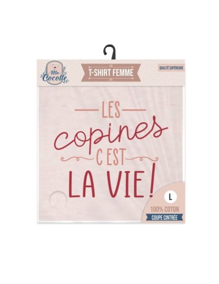 T Shirt Cocotte Les Copines...L Faites La Fête T shirt