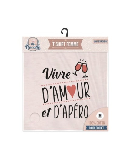 T Shirt Cocotte Vivre D Amour Taille M Faites La Fête T shirt