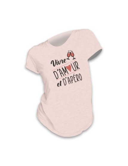 T Shirt Cocotte Vivre D Amour Taille M Faites La Fête T shirt