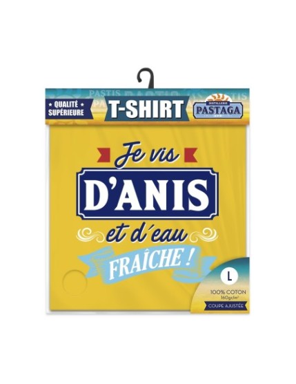 T Shirt Je Vis D Anis... Taille L Faites La Fête T shirt