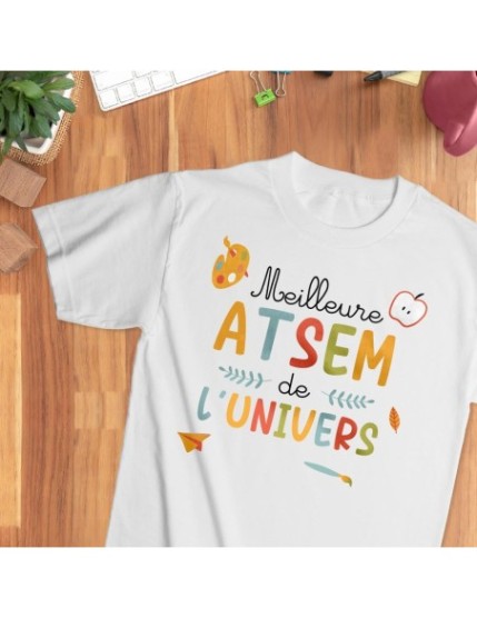 T Shirt Meilleure Atsem L Faites La Fête T shirt