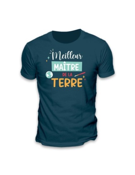 T Shirt Meilleur Maitre M Faites La Fête Maitre Maitresse  & Atsem