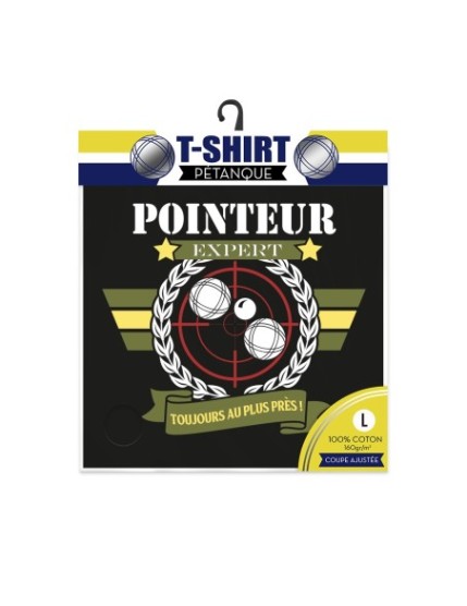 T Shirt Petanque Pointeur Taille L Faites La Fête T shirt