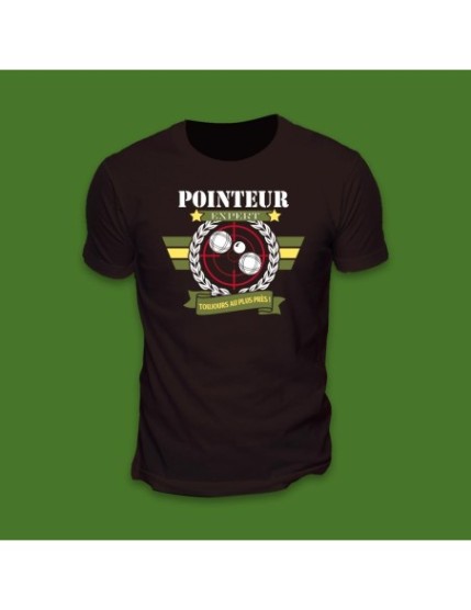 T Shirt Petanque Pointeur Taille L Faites La Fête T shirt