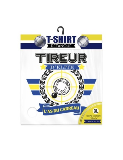 T Shirt Petanquetireur Elite Taille Xl Faites La Fête T shirt