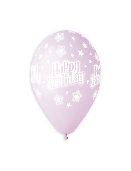 Sachet de 5 ballons anniversaire imprimé Happy Birthday Faites La Fête Ballons & Arches