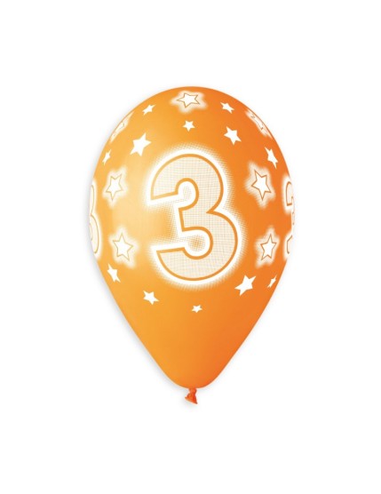 Sachet de 5 ballons anniversaire imprimé Birthday Anniversaire Faites La Fête Ballons & Arches