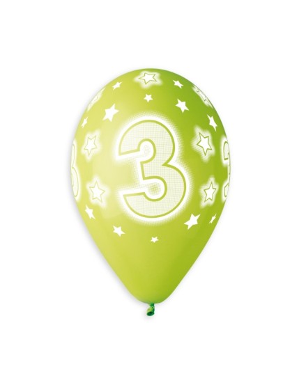 Sachet de 5 ballons anniversaire imprimé Birthday Anniversaire Faites La Fête Ballons & Arches