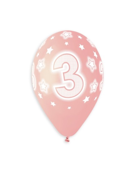 Sachet de 5 ballons anniversaire imprimé Birthday Anniversaire Faites La Fête Ballons & Arches