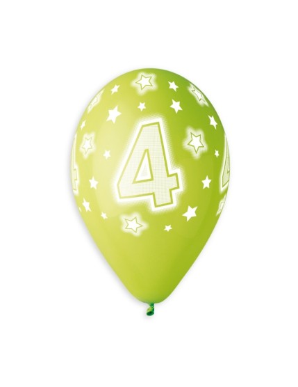 Sachet de 5 ballons anniversaire imprimé Birthday Anniversaire Faites La Fête Ballons & Arches