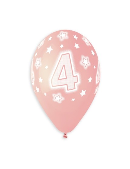 Sachet de 5 ballons anniversaire imprimé Birthday Anniversaire Faites La Fête Ballons & Arches