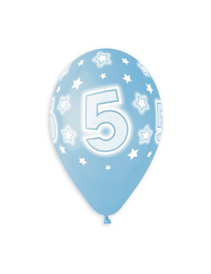 Sachet de 5 ballons anniversaire imprimé Birthday Anniversaire Faites La Fête Ballons & Arches