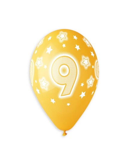 Sachet de 5 ballons anniversaire imprimé Birthday Anniversaire Faites La Fête Ballons & Arches