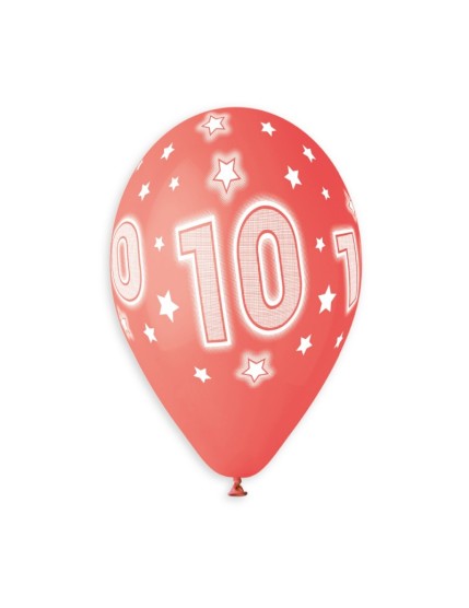 Sachet de 5 ballons anniversaire imprimé Birthday Anniversaire Faites La Fête Ballons & Arches