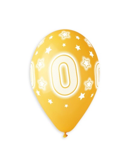 Sachet de 5 ballons anniversaire imprimé Birthday Anniversaire Faites La Fête Ballons & Arches