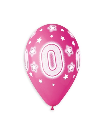 Sachet de 5 ballons anniversaire imprimé Birthday Anniversaire Faites La Fête Ballons & Arches