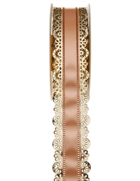 Charlotte dentelle or Saumon