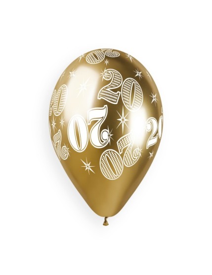 Sachet de 5 ballons anniversaire imprimé Birthday Anniversaire Shiny Faites La Fête Ballons & Arches