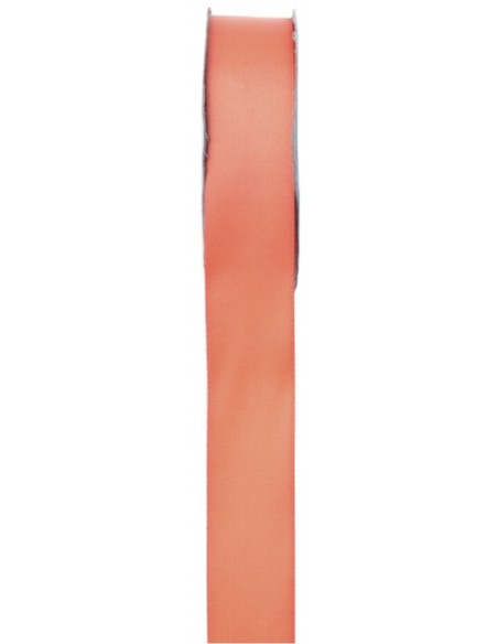 Ruban satin double face Corail