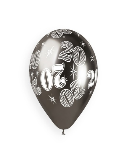 Sachet de 5 ballons anniversaire imprimé Birthday Anniversaire Shiny Faites La Fête Ballons & Arches