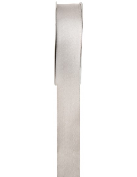 Ruban satin double face Taupe