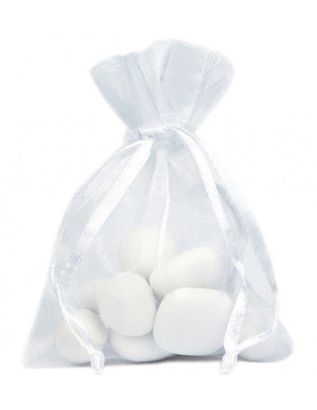 Grand sachet organdi Blanc