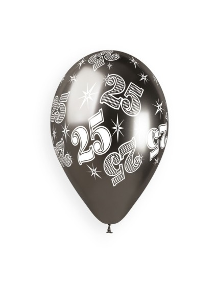 Sachet de 5 ballons anniversaire imprimé Birthday Anniversaire Shiny Faites La Fête Ballons & Arches