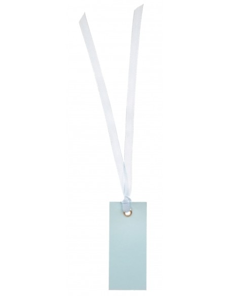 Marque-place rectangle ruban Ciel