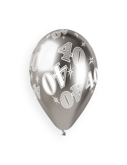 Sachet de 5 ballons anniversaire imprimé Birthday Anniversaire Shiny Faites La Fête Ballons & Arches