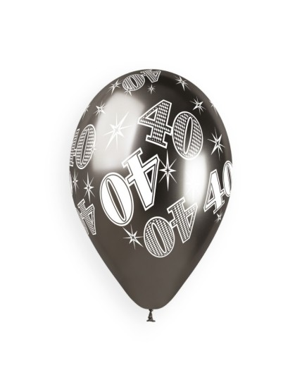 Sachet de 5 ballons anniversaire imprimé Birthday Anniversaire Shiny Faites La Fête Ballons & Arches