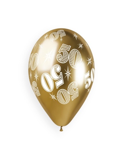 Sachet de 5 ballons anniversaire imprimé Birthday Anniversaire Shiny Faites La Fête Ballons & Arches