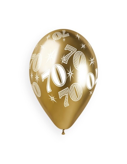 Sachet de 5 ballons anniversaire imprimé Birthday Anniversaire Shiny Faites La Fête Ballons & Arches