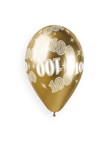 Sachet de 5 ballons anniversaire imprimé Birthday Anniversaire Shiny Faites La Fête Ballons & Arches