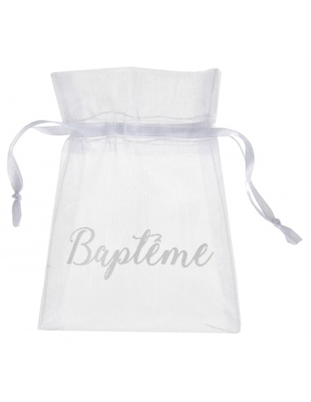 Sachet Baptême Blanc