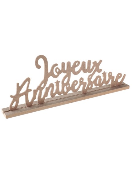 Lettres Joyeux Anniversaire Naturel Faites La Fête Accessoires de décoration