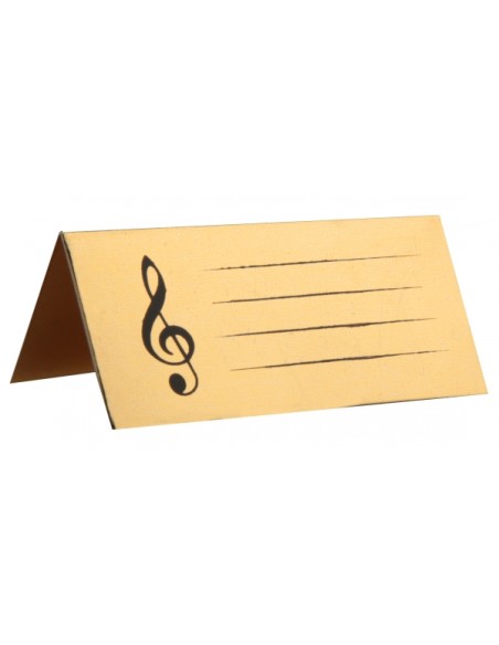Marque-place Disque d'or Or