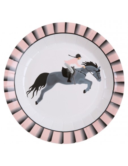 Assiette Equitation Multicolore