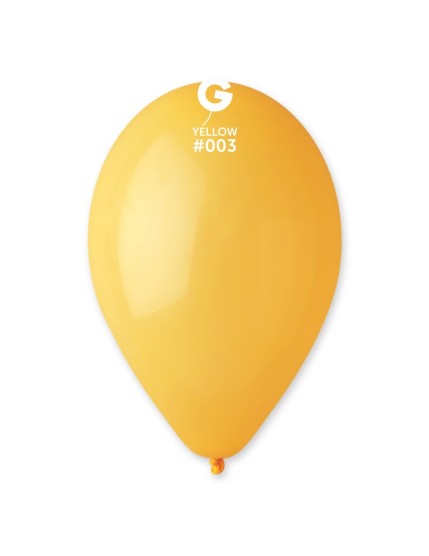 Sachet de 50 ballons standard jaune Faites La Fête Ballons & Arches