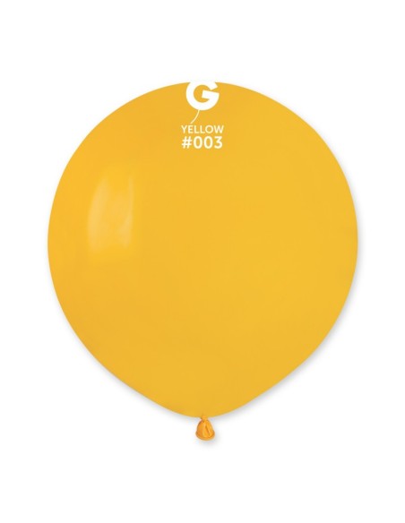 Sachet de 10 ballons 48 cm jaune