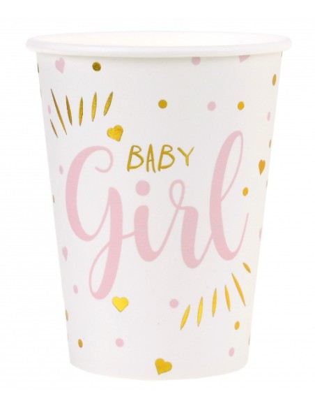 Gobelet Baby shower Rose