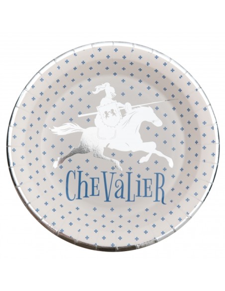 Assiette Chevalier Argent