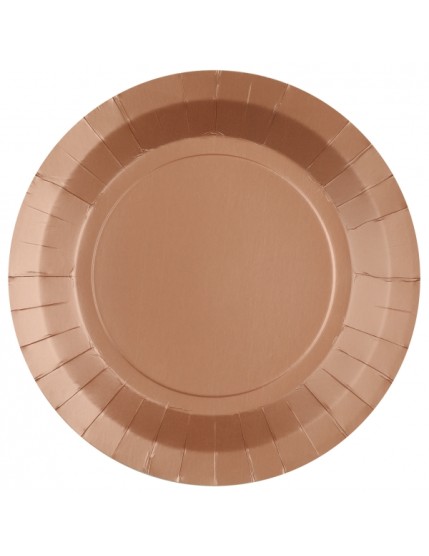 Grande assiette ronde Rainbow Bronze Faites La Fête Anniversaire